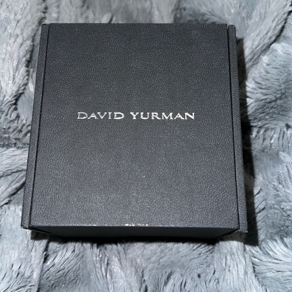 David Yurman cable bracelet sterling silver with 18K rose gold